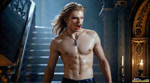 Vampire Lestat – AI Dark Fantasy Art