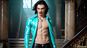 Vampire Lestat – AI Dark Fantasy Art