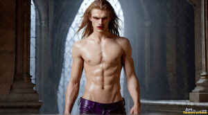 Vampire Lestat – AI Dark Fantasy Art
