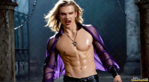 Vampire Lestat – AI Dark Fantasy Art