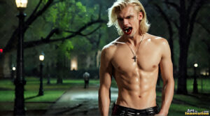 Vampire Lestat – AI Dark Fantasy Art