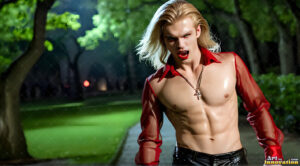 Vampire Lestat – AI Dark Fantasy Art