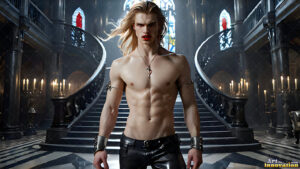 Vampire Lestat – AI Dark Fantasy Art
