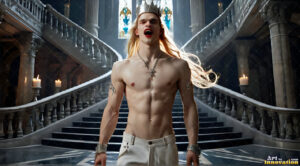 Vampire Lestat – AI Dark Fantasy Art