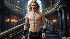 Vampire Lestat – AI Dark Fantasy Art