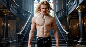 Vampire Lestat – AI Dark Fantasy Art