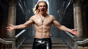 Vampire Lestat – AI Dark Fantasy Art