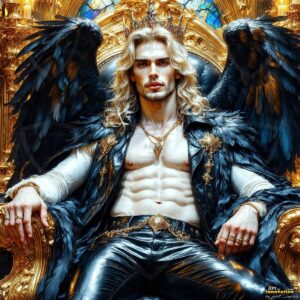 Vampires ornate throne Art – 1×1 #0101
