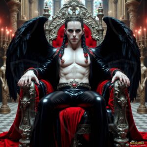 Vampires ornate throne Art – 1×1 #0103