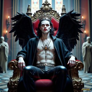 Vampires ornate throne Art – 1×1 #0104