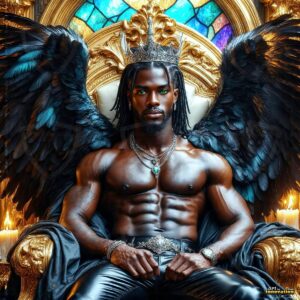 Vampires ornate throne Art – 1×1 #0116