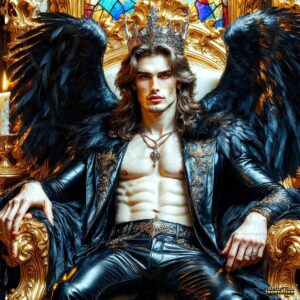 Vampires ornate throne Art – 1×1 #0120