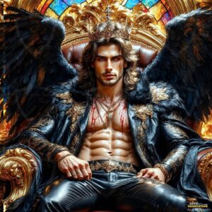 Vampires ornate throne Art – 1×1 #0121