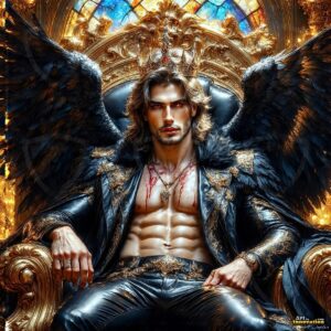 Vampires ornate throne Art – 1×1 #0122