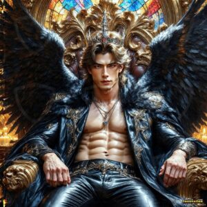 Vampires ornate throne Art – 1×1 #0123