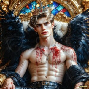 Vampires ornate throne Art – 1×1 #0126
