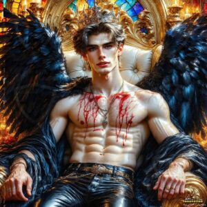 Vampires ornate throne Art – 1×1 #0128