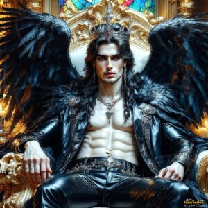 Vampires ornate throne Art – 1×1 #0140