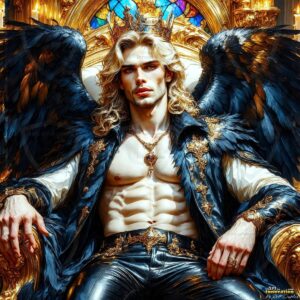Vampires ornate throne Art – 1×1 #0142