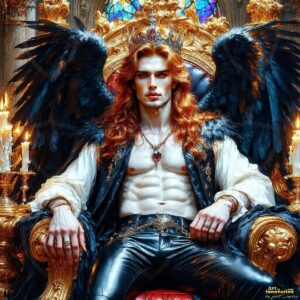 Vampires ornate throne Art – 1×1 #0148