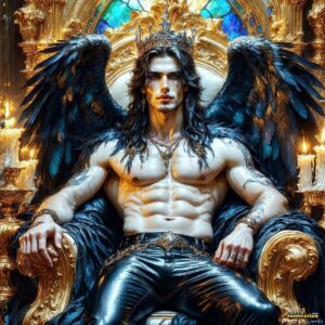 Vampires ornate throne Art – 1×1 #0149