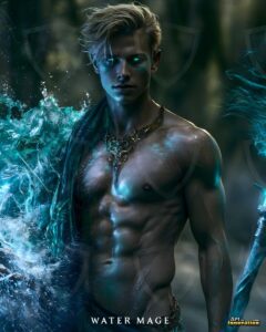Elemental Mages – AI Fantasy Art
