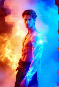 Elemental Mages – AI Fantasy Art