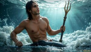 Mermen warriors Art – 16×9 #0101