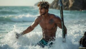 Mermen warriors Art – 16×9 #0104