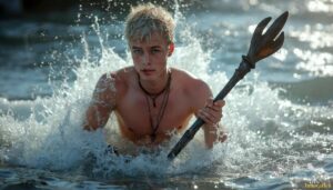 Mermen warriors Art – 16×9 #0108