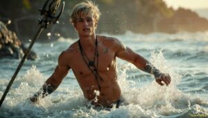 Mermen warriors Art – 16×9 #0109