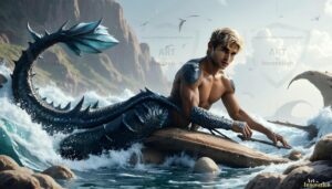 Mermen warriors Art – 16×9 #0114