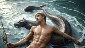 Mermen warriors Art – 16×9 #0115