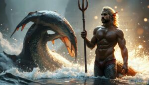 Mermen warriors Art – 16×9 #0131