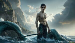 Mermen warriors Art – 16×9 #0134