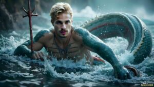 Mermen warriors Art – 16×9 #0138