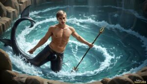 Mermen warriors Art – 16×9 #0139