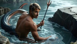 Mermen warriors Art – 16×9 #0142