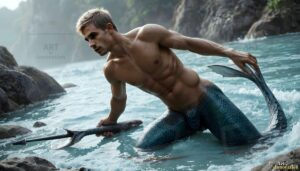 Mermen warriors Art – 16×9 #0147