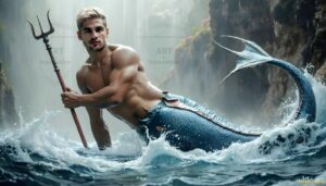 Mermen warriors Art – 16×9 #0148
