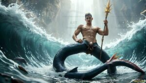 Mermen warriors Art – 16×9 #0149