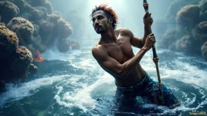 Mermen warriors Art – 16×9 #0154