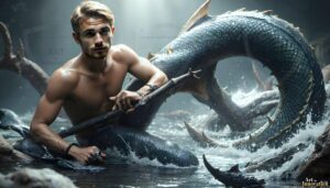 Mermen warriors Art – 16×9 #0159