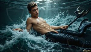 Mermen warriors Art – 16×9 #0161