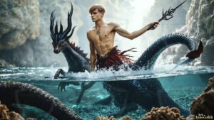 Mermen warriors Art – 16×9 #0162
