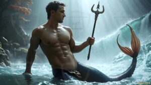 Mermen warriors Art – 16×9 #0163