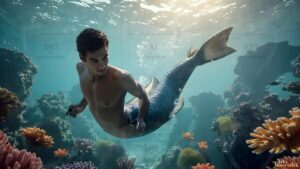 Mermen warriors Art – 16×9 #0165
