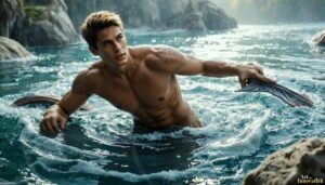 Mermen warriors Art – 16×9 #0170