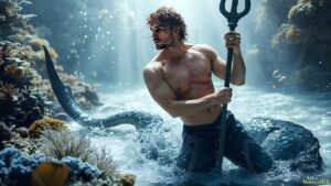 Mermen warriors Art – 16×9 #0171