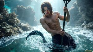 Mermen warriors Art – 16×9 #0172